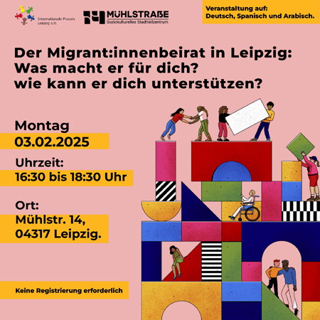 Einladung zur Infoveranstaltung: “Die Wahl des Migrantinnen-und Migrantenbeirates"