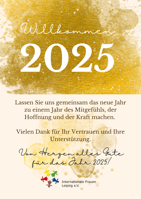 Dank und Neujahrsgrüße