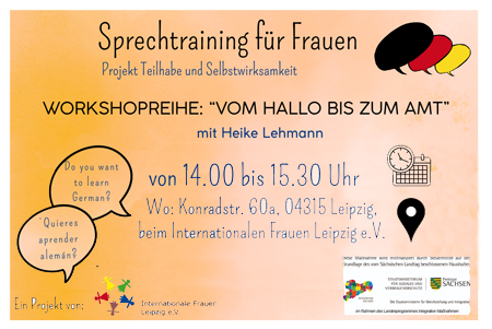 Deutsch Sprachtraining für Frauen - Teil 2 “ Vom Hallo bis zum Amt”