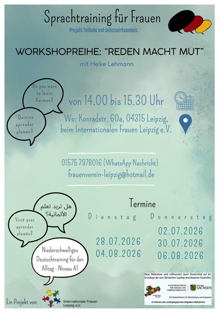 Deutsch Sprachtraining für Frauen
