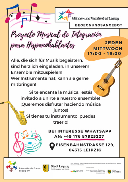 Musikalisches Integrationsprojekt für Spanischsprachige
