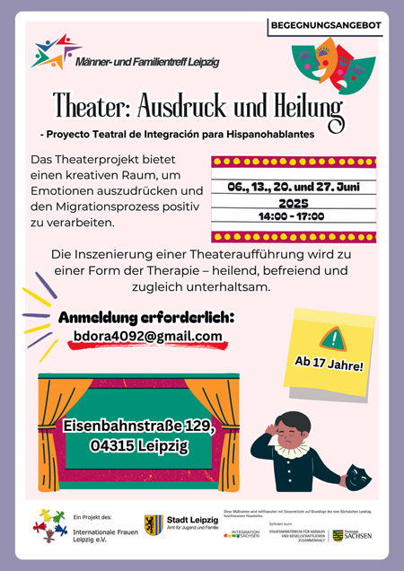 Theater: Ausdruck und Heilung (Proyecto Teatral de Integración para Hispanohablantes)