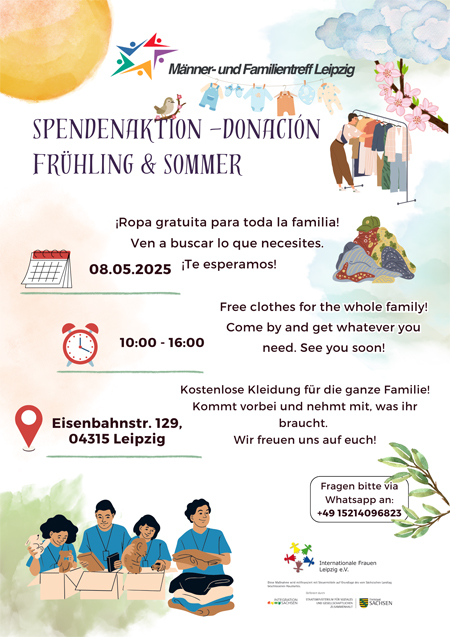 Spendenaktion – Donación: Frühling & Sommer