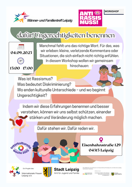 dafür! Ungerechtigkeiten benennen