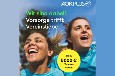 AOK Plus – Wir sind dabei! 
