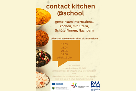 Contact Kitchen @ school in Kooperation mit RAA