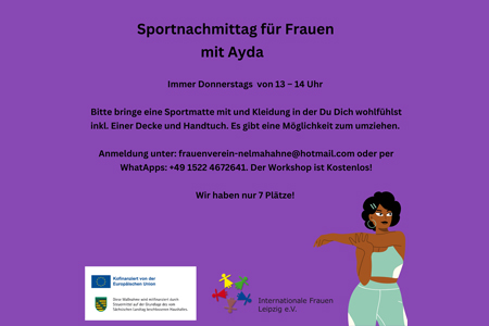 Sportnachmittag für Frauen mit Ayda