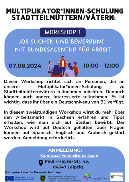 Workshop 1: Job Suchen und Bewerbung mit Bundesagentur für Arbeit