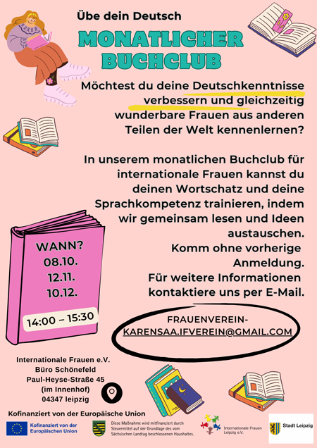 Deutsch üben: Monatlicher Buchclub