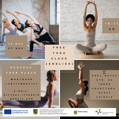 Yoga mit Madee  auf Englisch