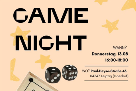 Game Night – Gemeinsam Brettspiele spielen (für Erwachsene auf Deutsch, Englisch, Russisch und Ukrainisch)