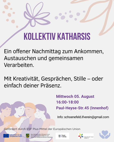 Kollektive Katharsis – Kreativer Nachmittag für Austausch und Gemeinschaft