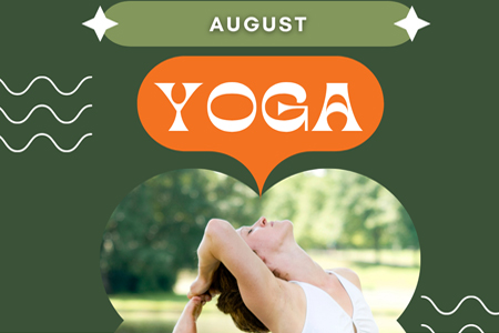 Yoga im Garten (auf  Deutsch, Englisch und Spanisch)