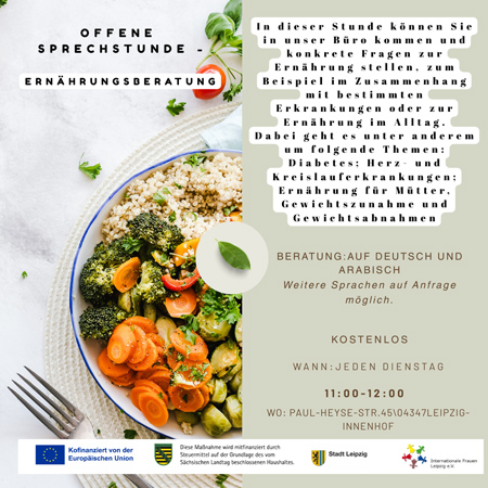Offene Sprechstunde - Ernährungsberatung