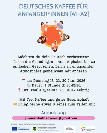 Deutsches Kaffee für Anfänger*innen (A1–A2)