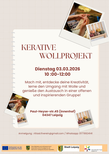 Kreatives Wollprojekt – Gemeinsam gestalten und austauschen