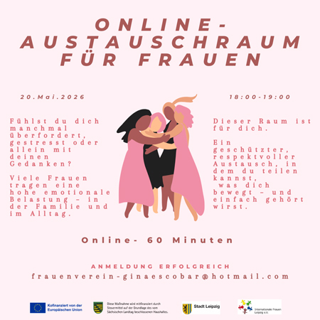 Online-Austauschraum für Frauen 