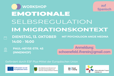 Workshop: Emotionale Selbstregulation im Migrationskontext (auf Spanisch)