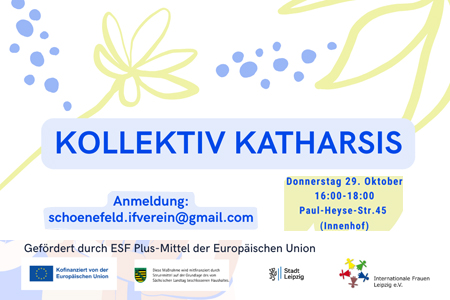 Kollektive Katharsis – Nachmittag für Austausch und Gemeinschaft (Deutsch, Spanisch, Englisch)