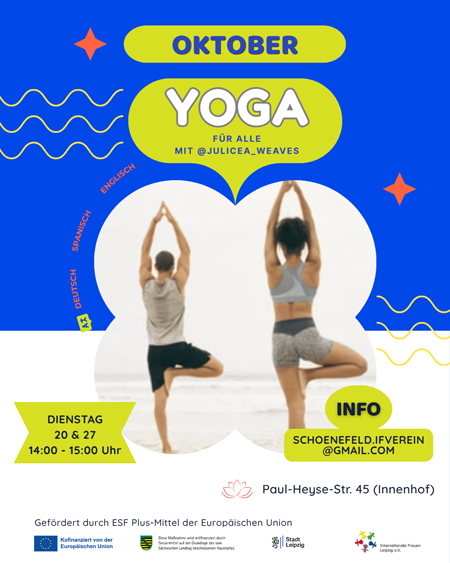 Yoga mit Juli für Alle (Deutsch, Spanisch, Englisch)